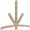 Ekena Millwork Alberta Smooth Timber Gable Bracket, Douglas Fir, 84"W x 56"H x 3 1/2"D x 3 1/2"F, 16/12 Pitch GBW084X56X0404ALB00SDF - alternate 5